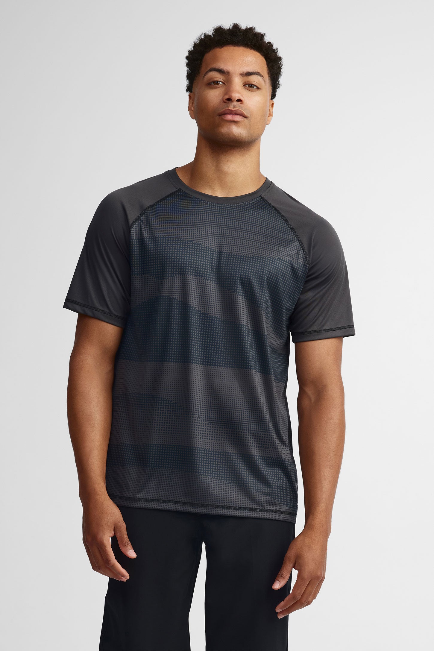 T-shirt athlétique - Homme && GRIS MULTI