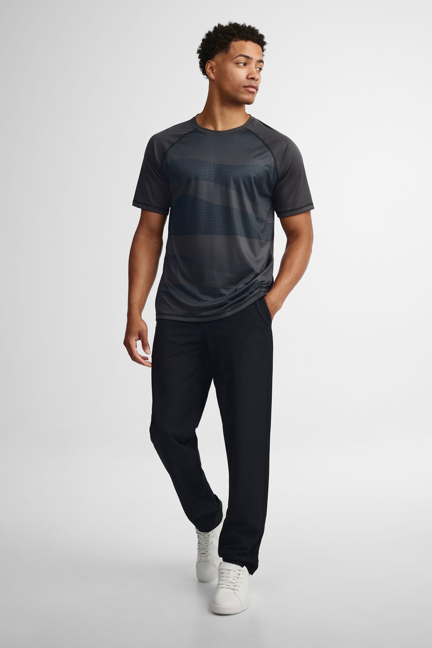 T-shirt athlétique - Homme && GRIS MULTI
