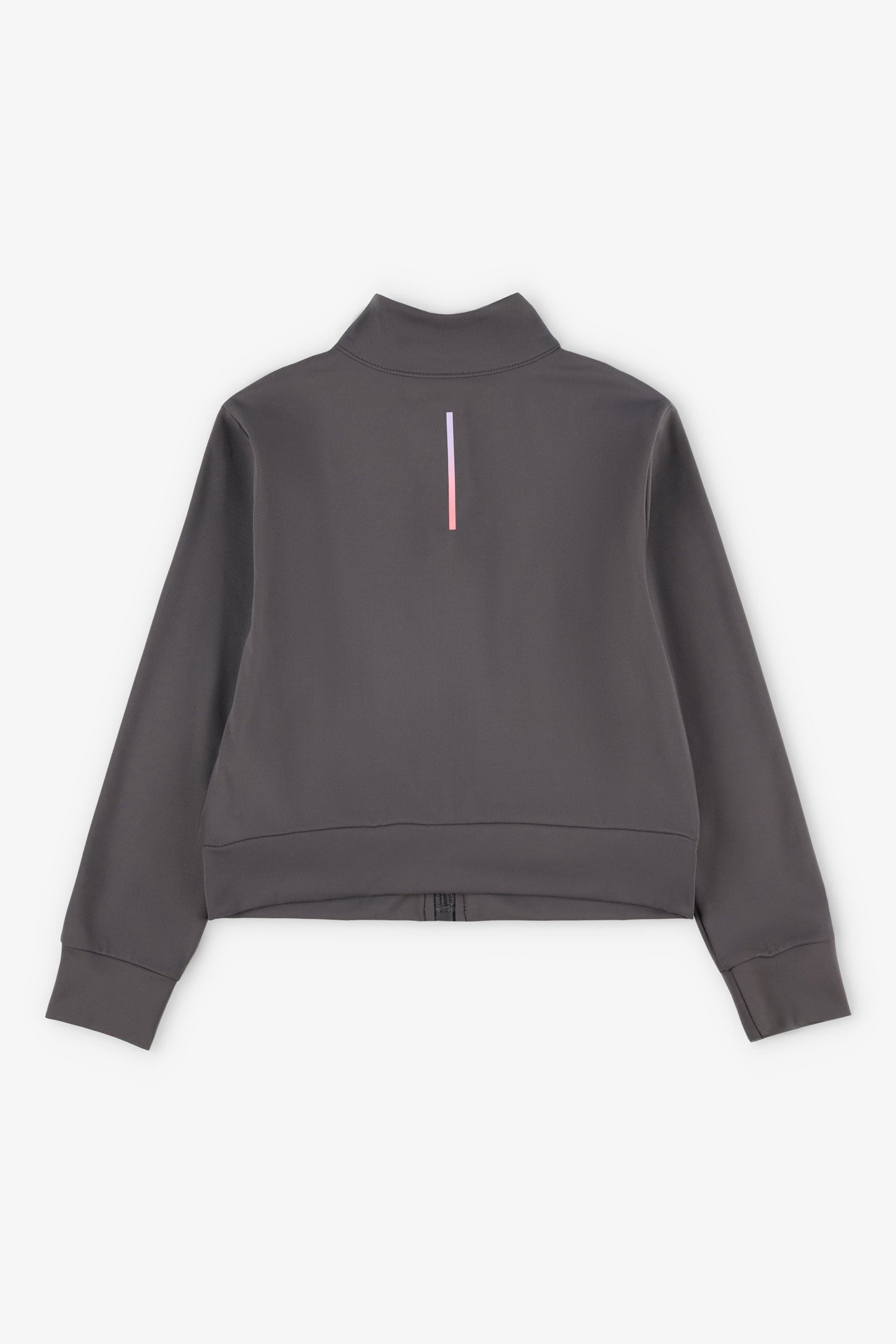 Veste athlétique extensible - Enfant fille && GRIS FONCE