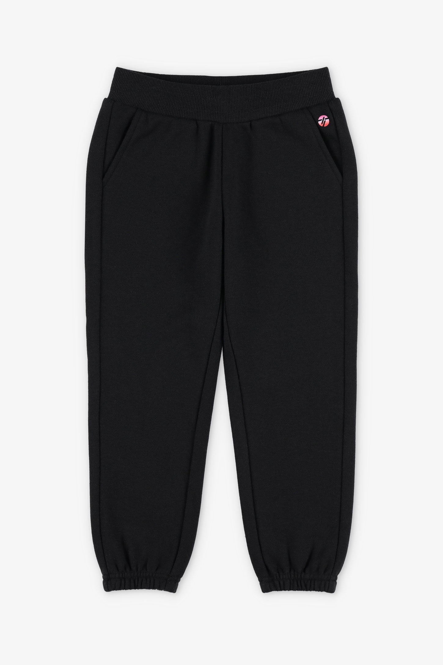 Pantalon jogger athlétique - Enfant fille && NOIR