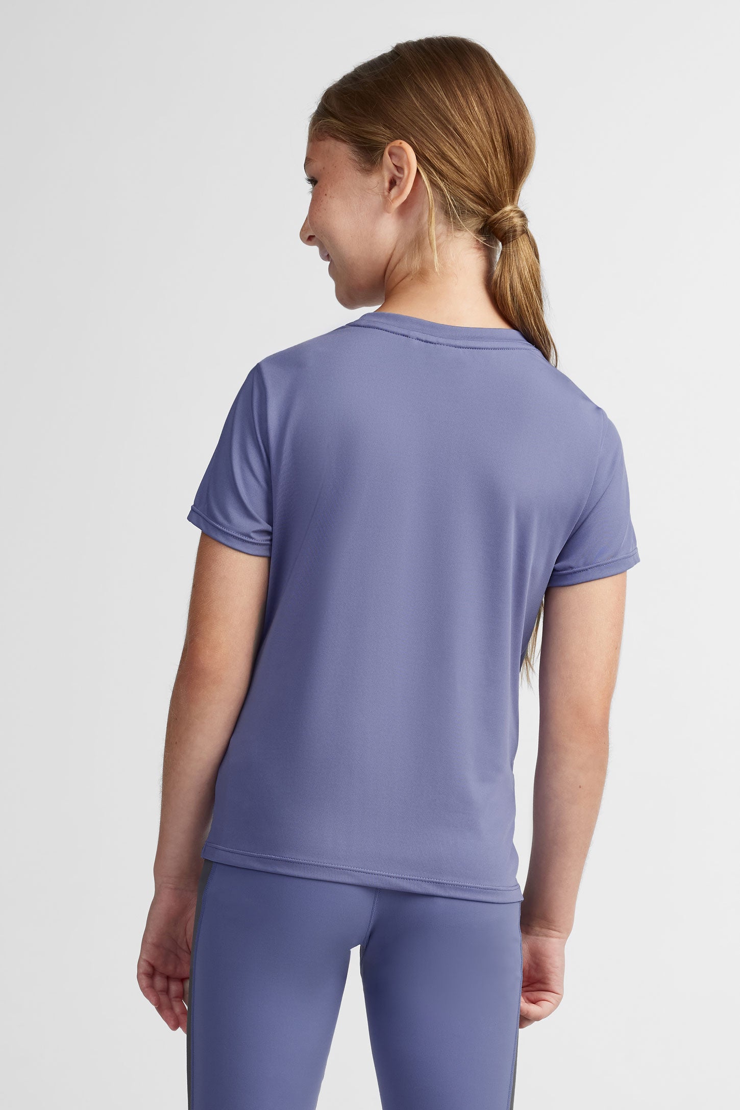 T-shirt noué athlétique - Ado fille && BLEU