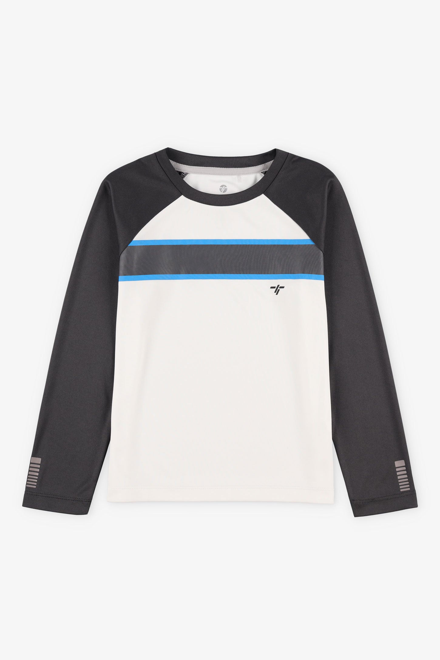 Chandail manches longues athlétique - Enfant garçon && BLANC