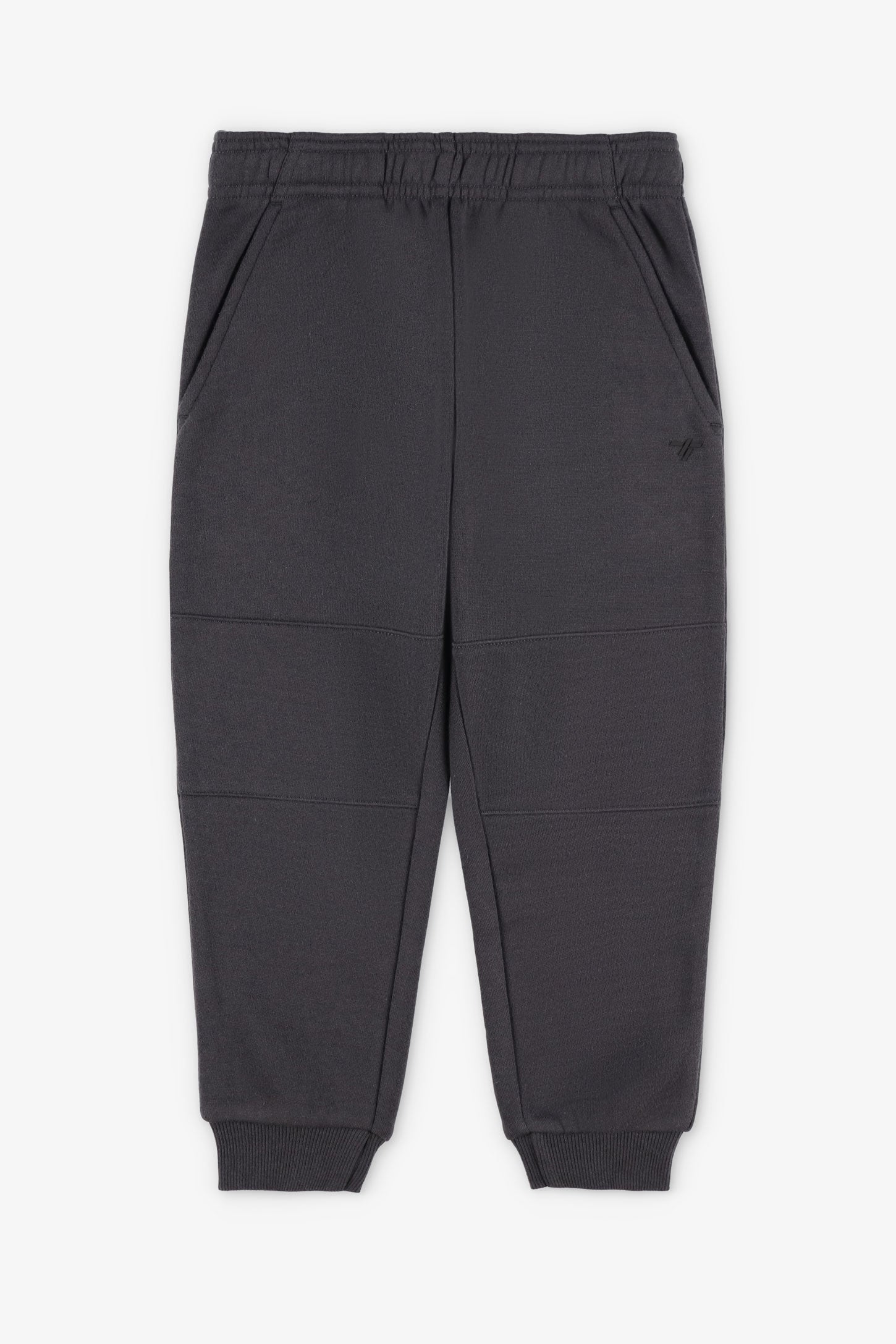 Pantalon jogger coton ouaté - Enfant garçon && GRIS
