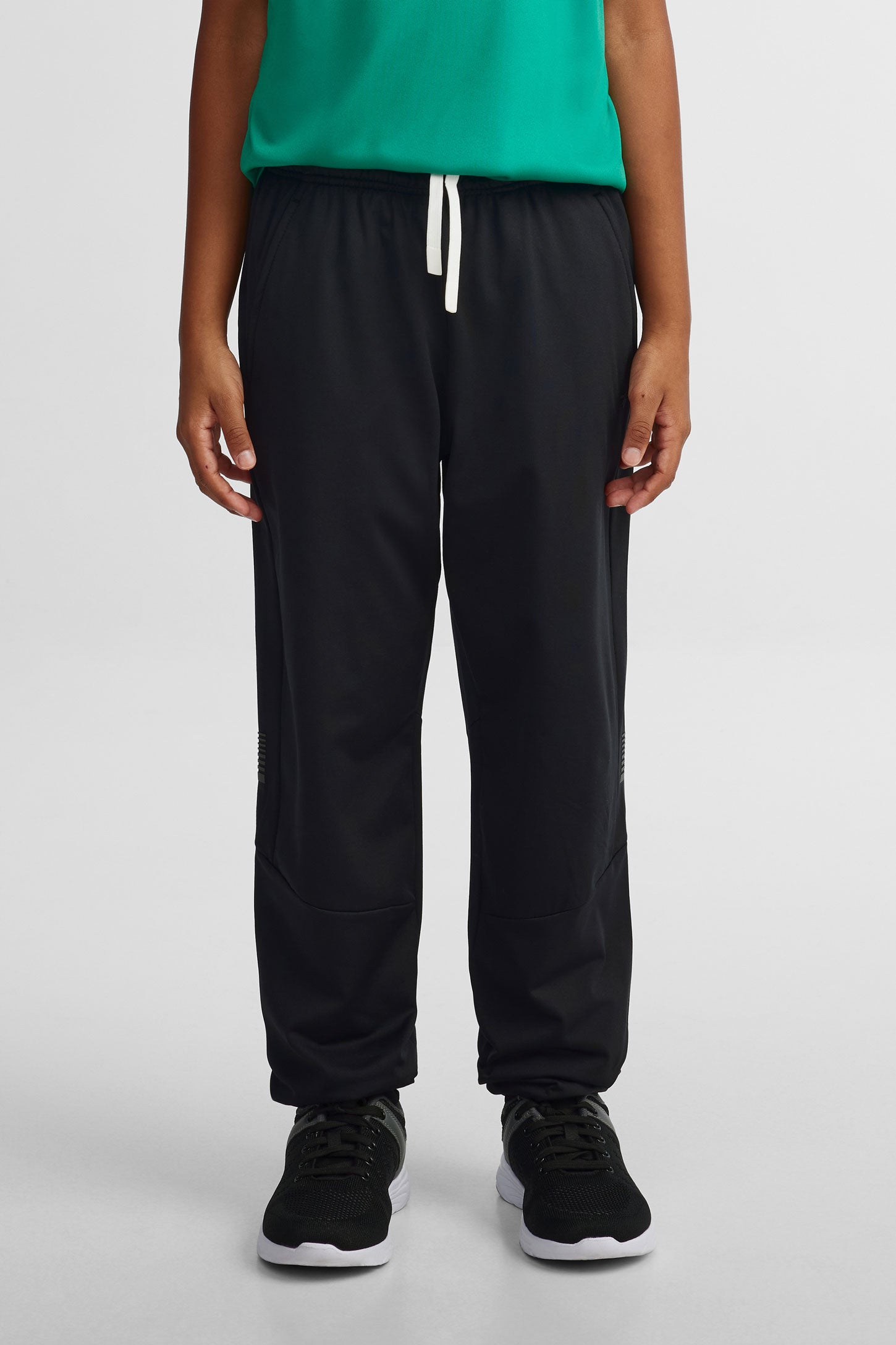 Pantalon jogger athlétique - Ado garçon && NOIR