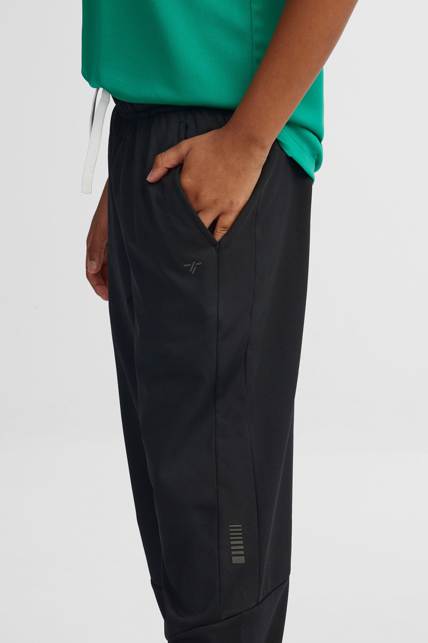 Pantalon jogger athlétique - Ado garçon && NOIR