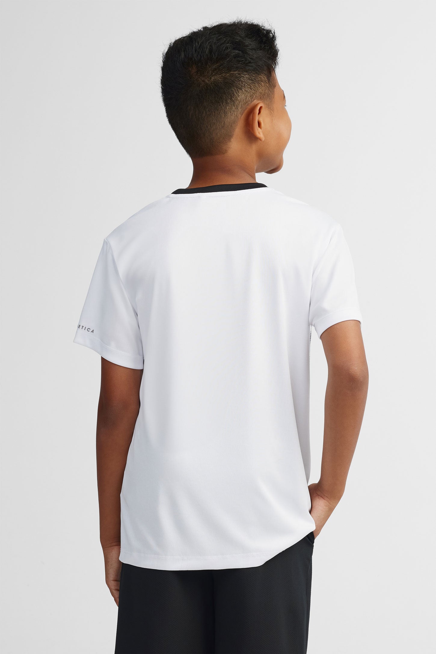 T-shirt athlétique - Ado garçon && BLANC MULTI