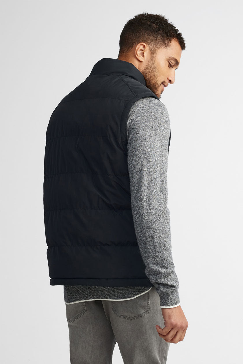 Veste sans manches matelassée résistante à l'eau - Homme && NOIR