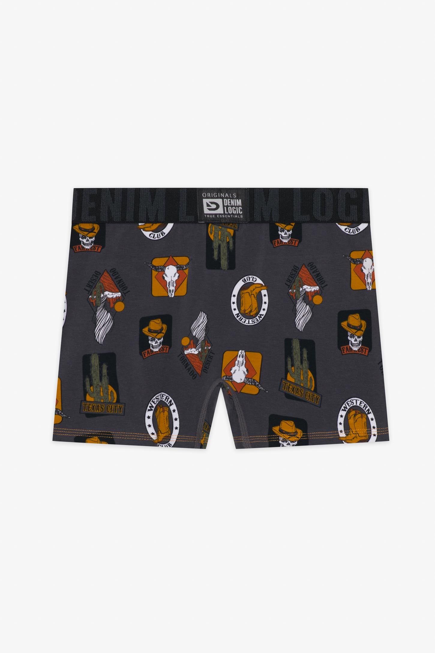 D-trunk en coton, style décontracté - Ado garçon && CHARBON