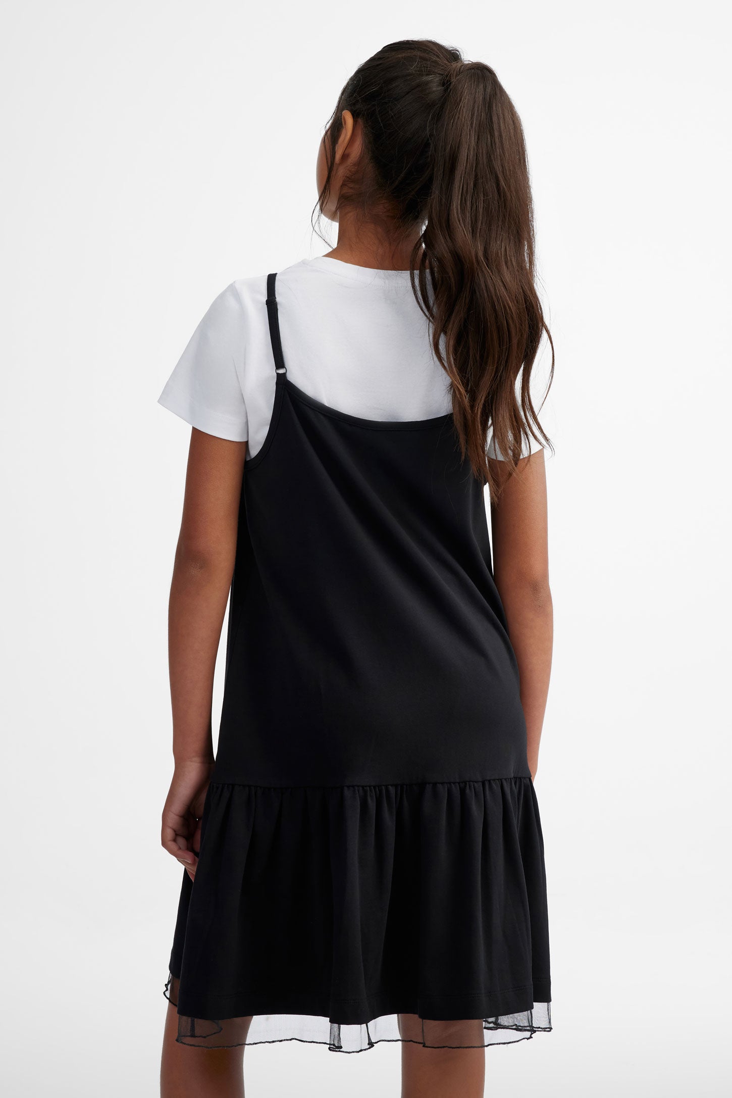 Ensemble 2-pièces t-shirt et robe - Ado fille && NOIR