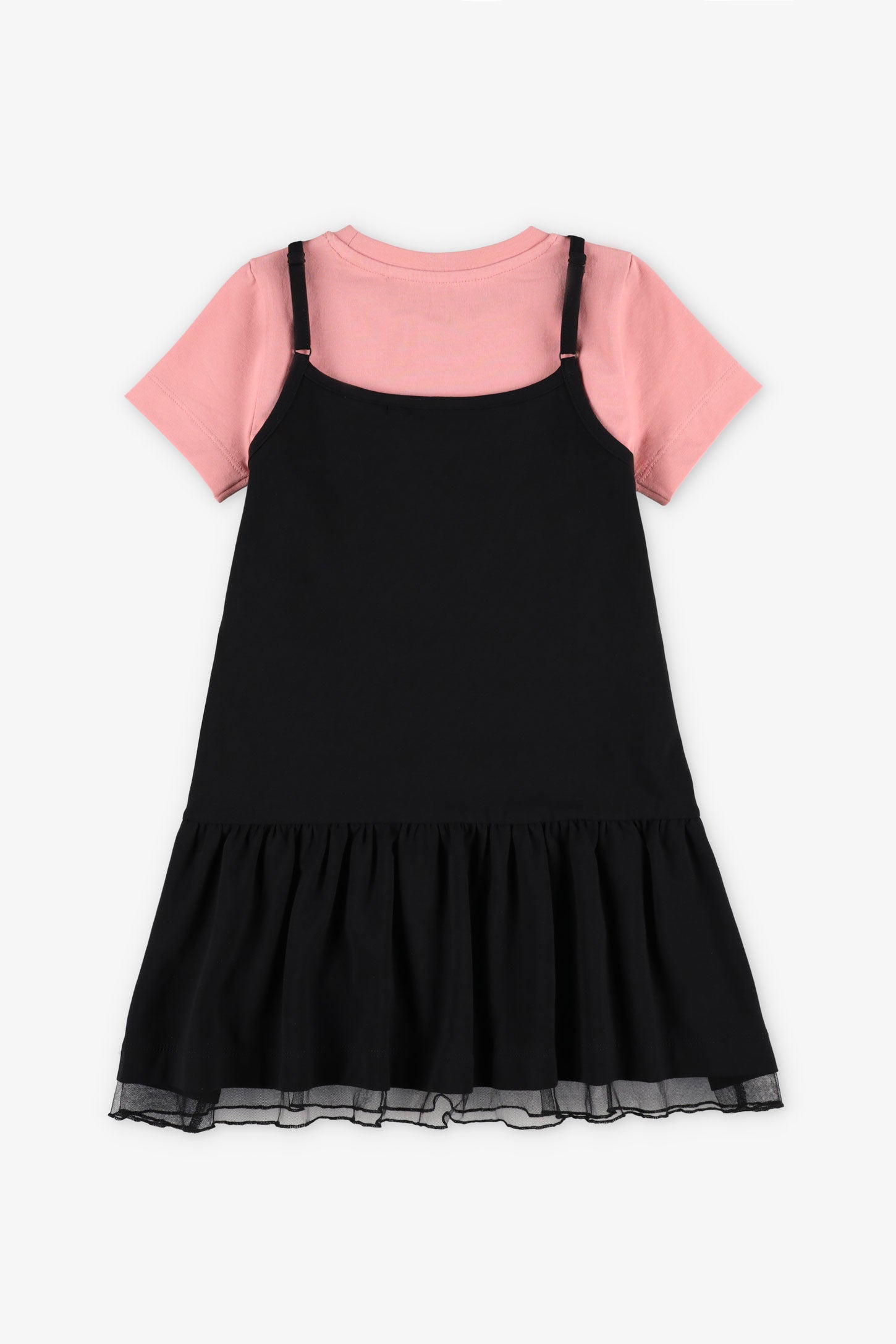 Ensemble 2-pièces t-shirt et robe - Enfant fille && NOIR