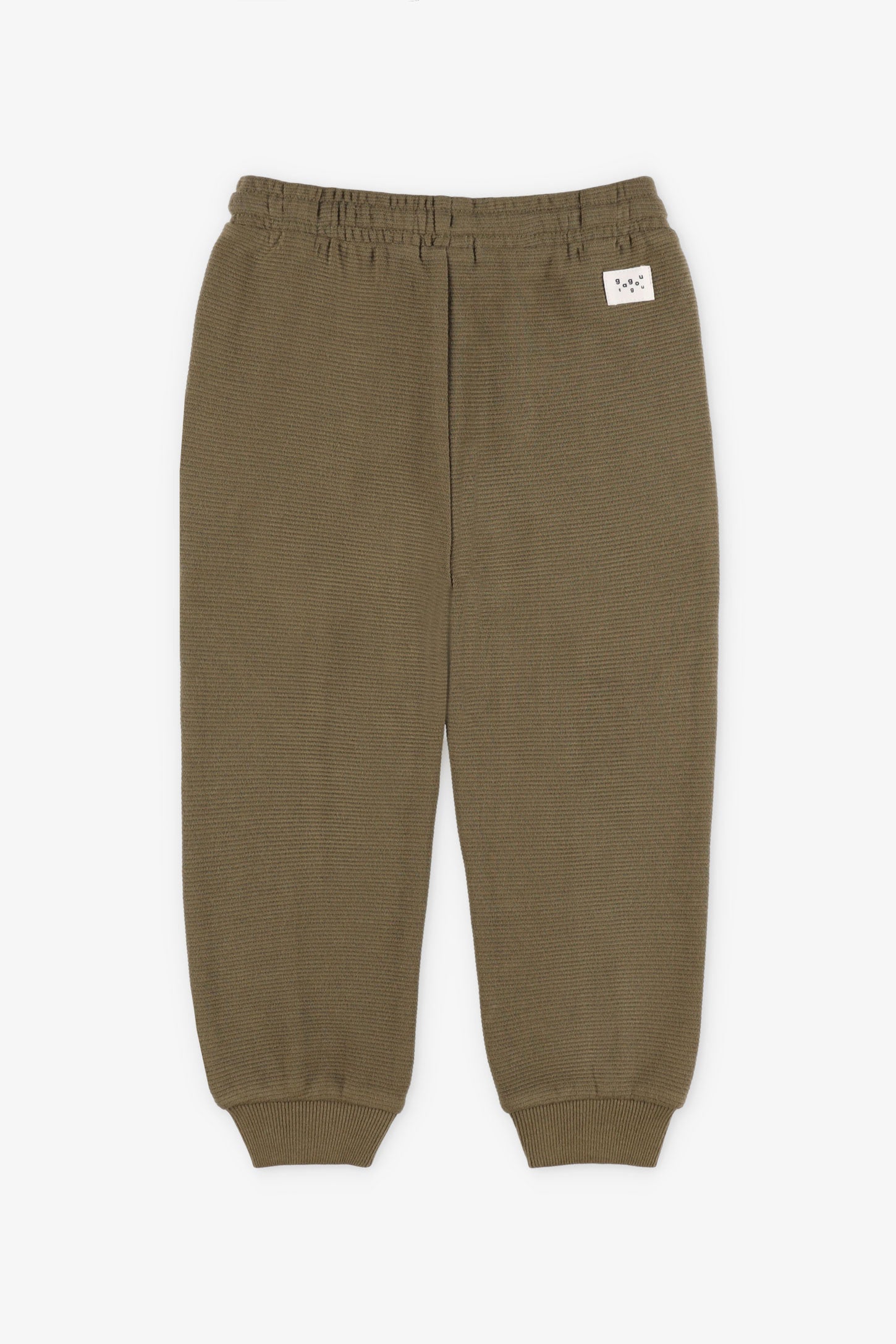 Pantalon jogger coton ouaté, 2T-3T - Bébé garçon && OLIVE