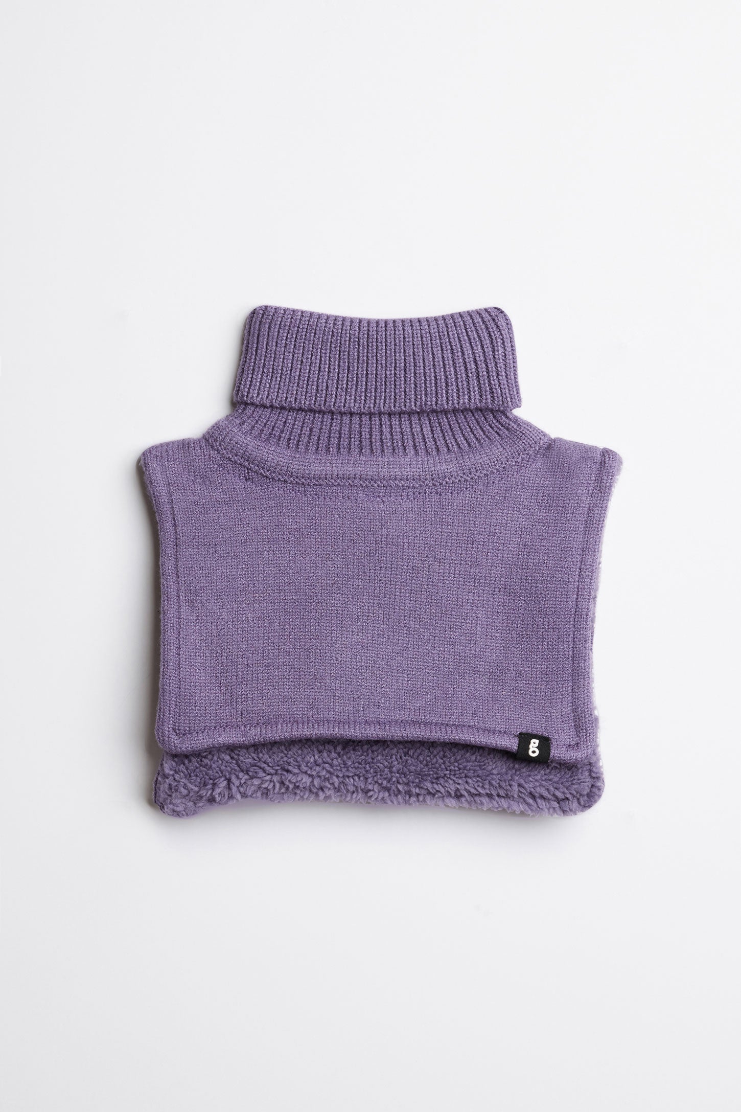 Cache-cou plastron col roulé - Bébé fille && MAUVE
