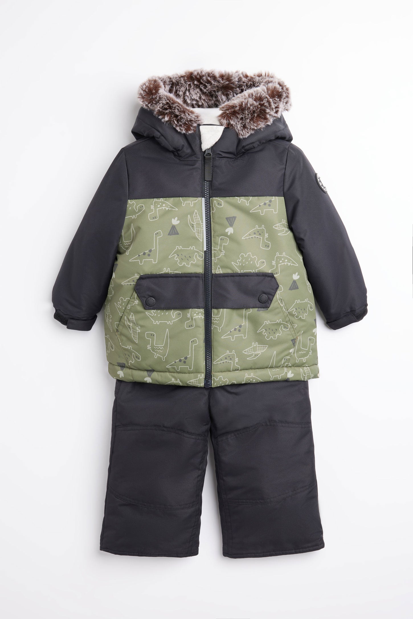 Habit de neige 2-pièces, 2T-3T - Bébé garçon && KAKI