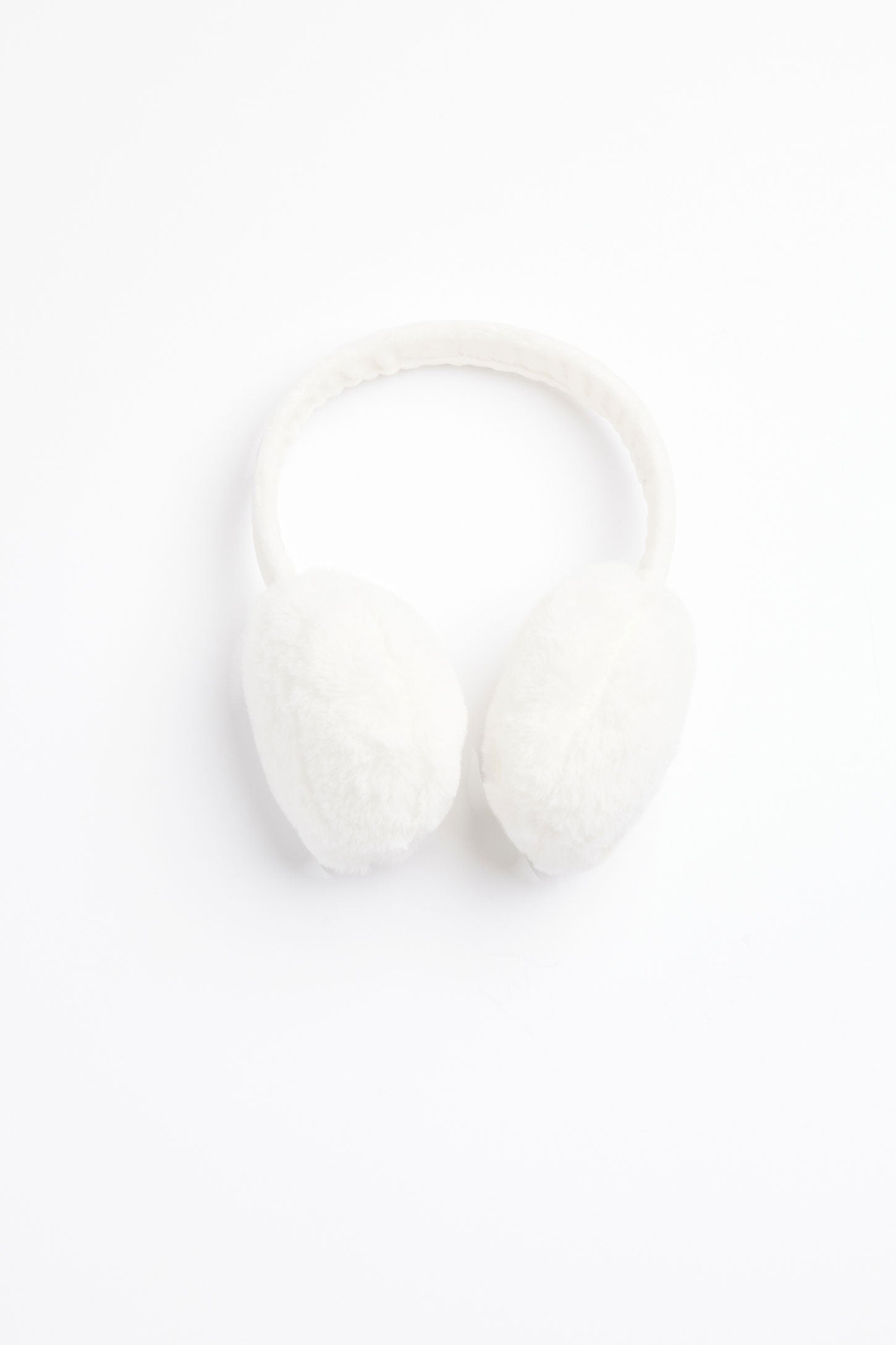 Cache-oreilles ajustable en fausse fourrure - Enfant fille && IVOIRE