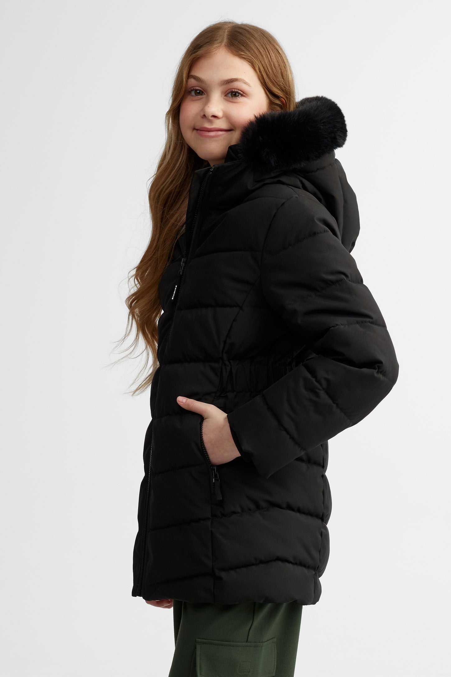 Veste D'hiver Chaude Matelassée à Capuche Pour Femme Taille 10 - Noir - Marque Paramour - Neuf Avec étiquettes
