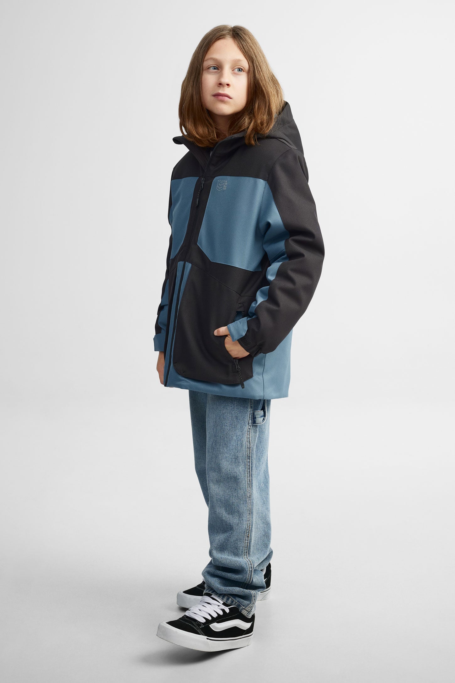 Manteau de ski hiver - Ado garçons && CHARBON