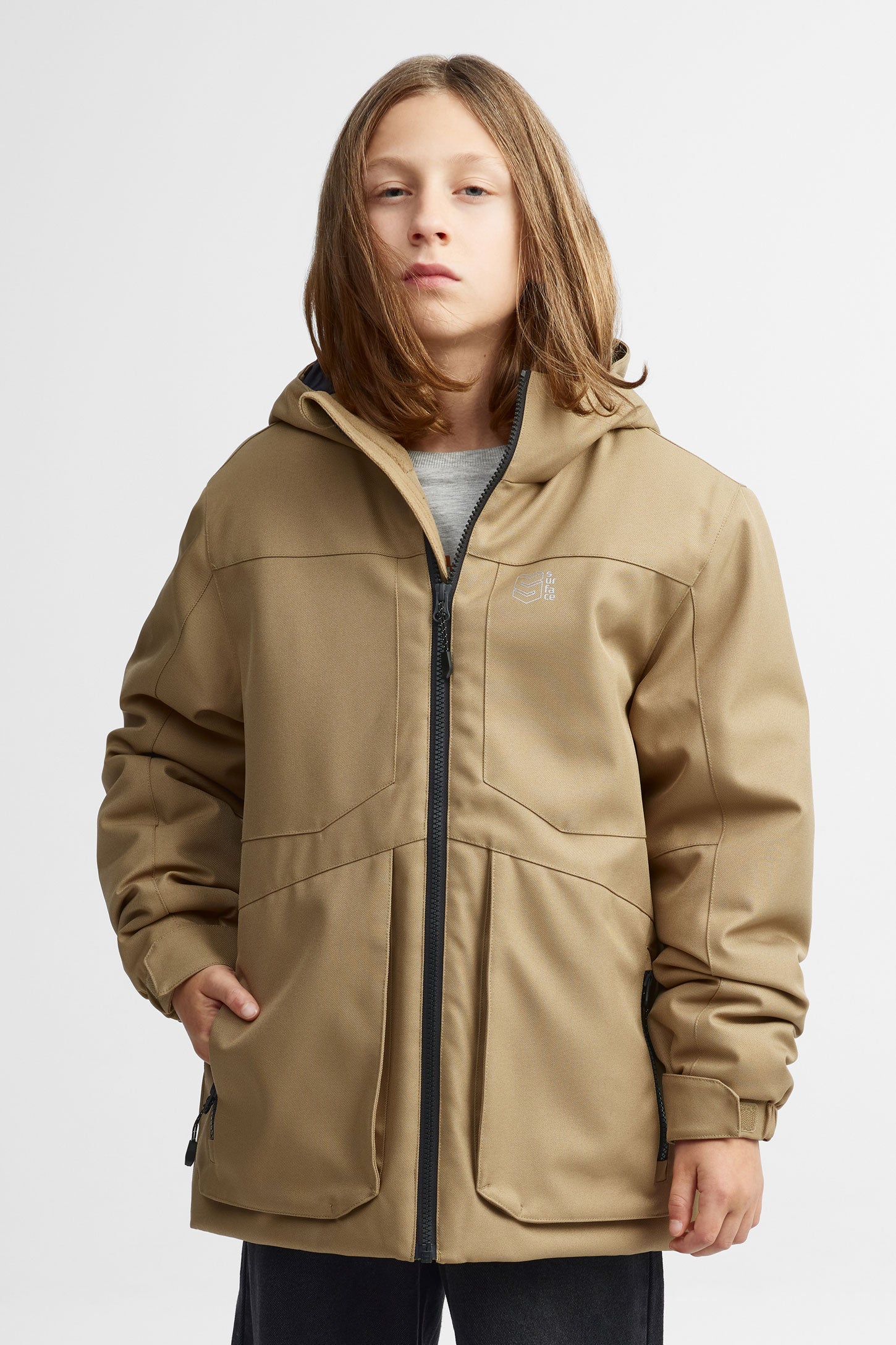 Manteau de ski hiver - Ado garçons && COGNAC