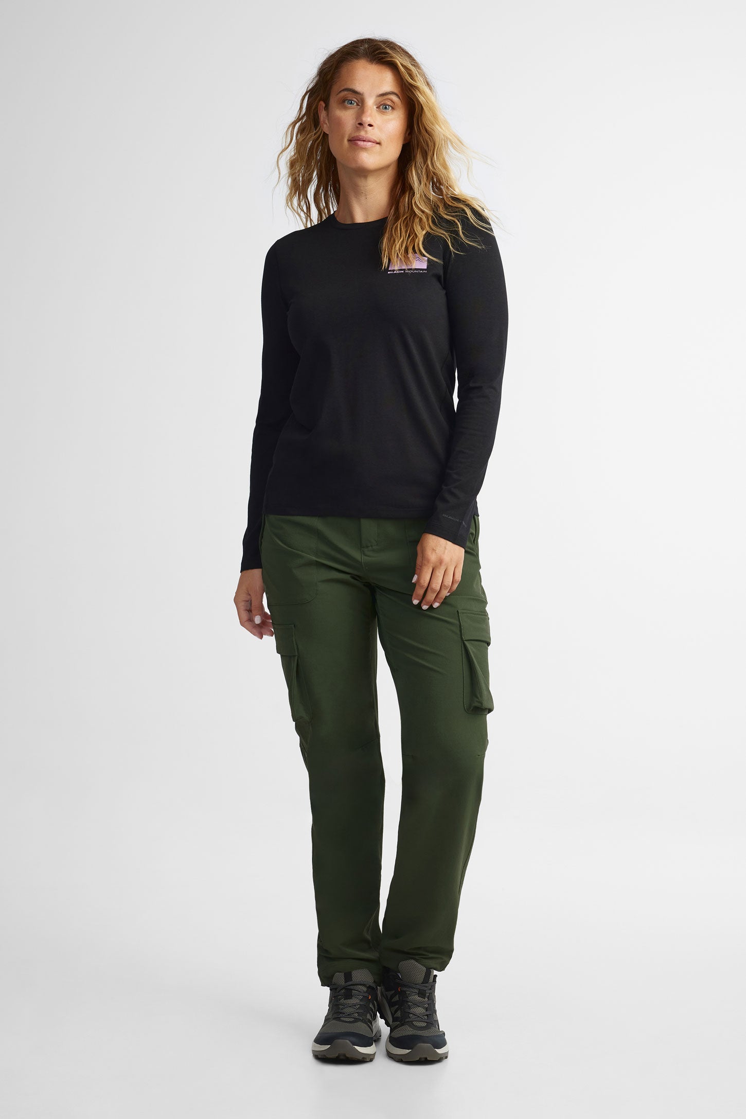Pantalon cargo extensible 4 sens BM - Femme && KAKI