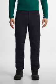 Pantalon cargo convertible en short - Homme && NOIR