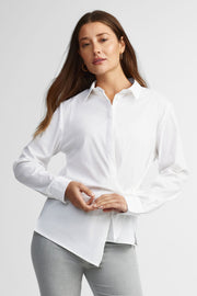 Semi-fitted wrap shirt Women – Aubainerie