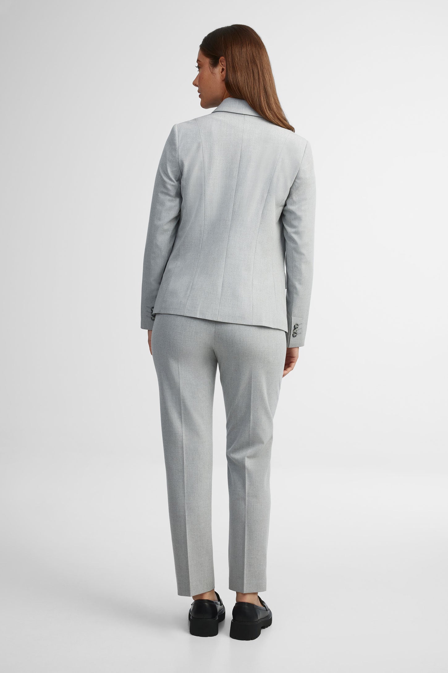 アウターその他 THEORY Woman Blazer Grey O1103103 25P Short asymmetrical blazer - Women