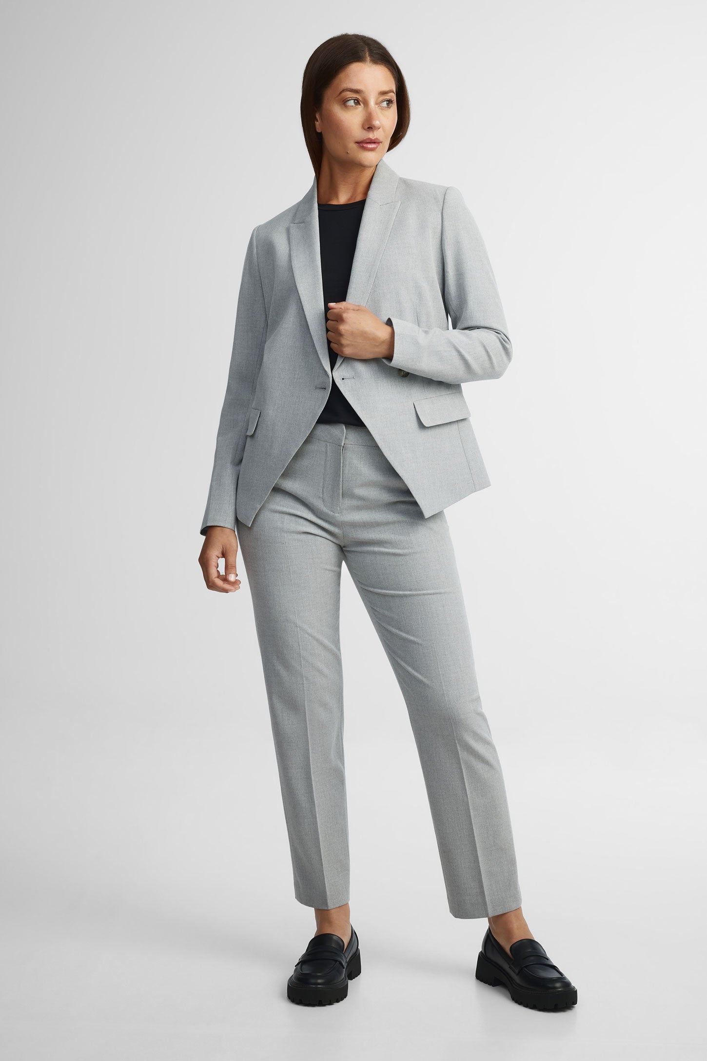 Veste sans manches habillée - Femme && GRIS MULTI