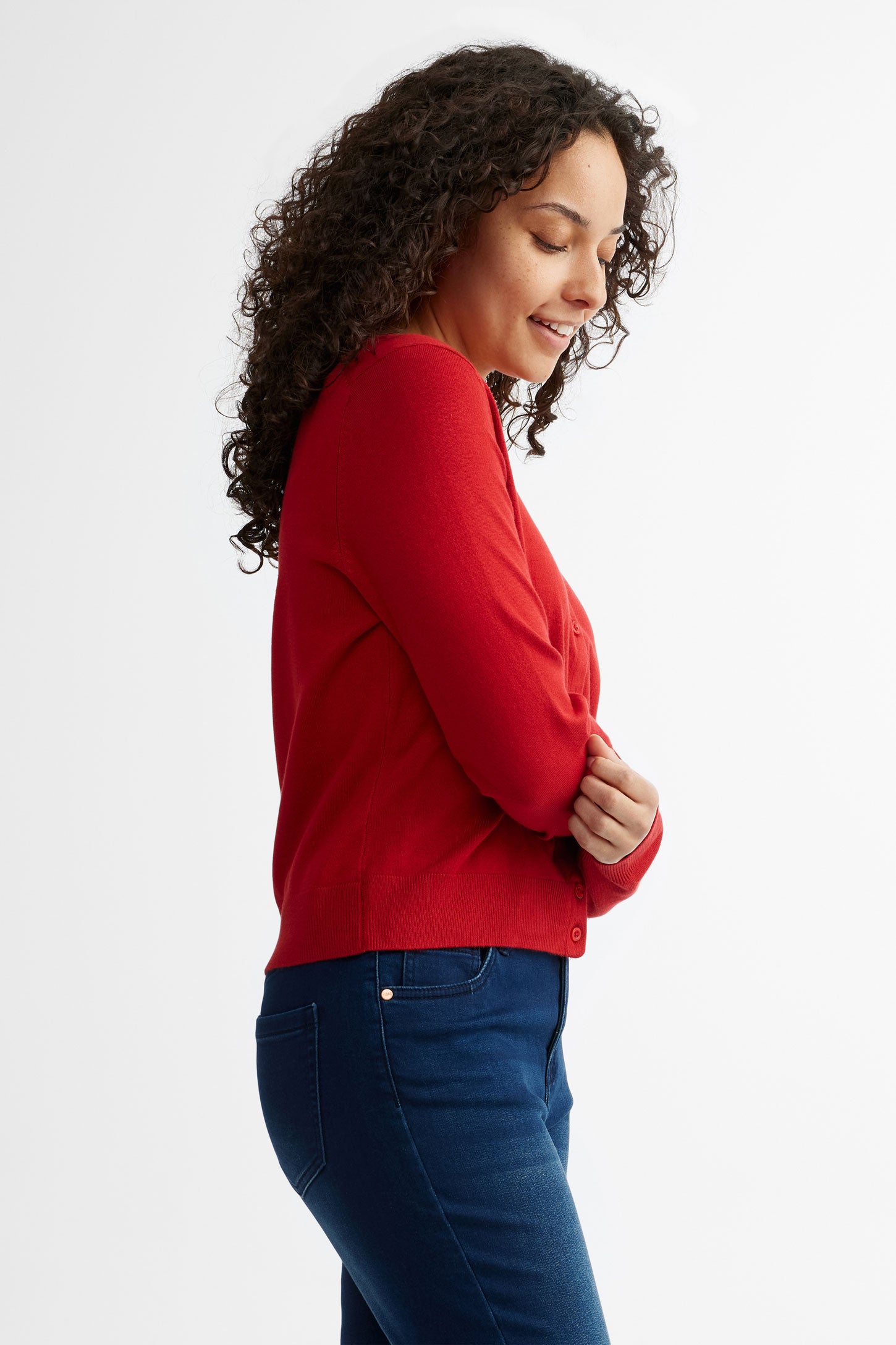 Fitted cardigan womens deals