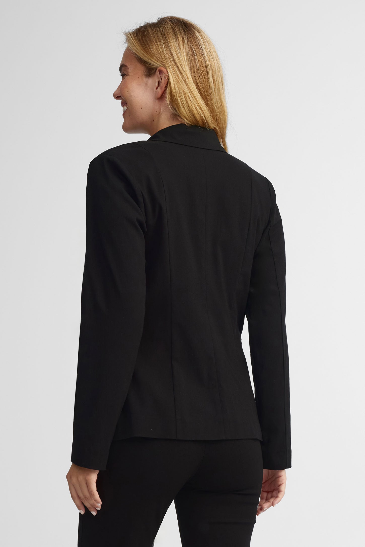 Veston court twill - Femme && NOIR
