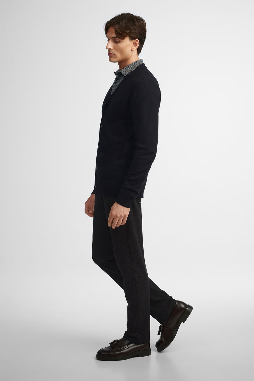 Cardigan en tricot - Homme && NOIR