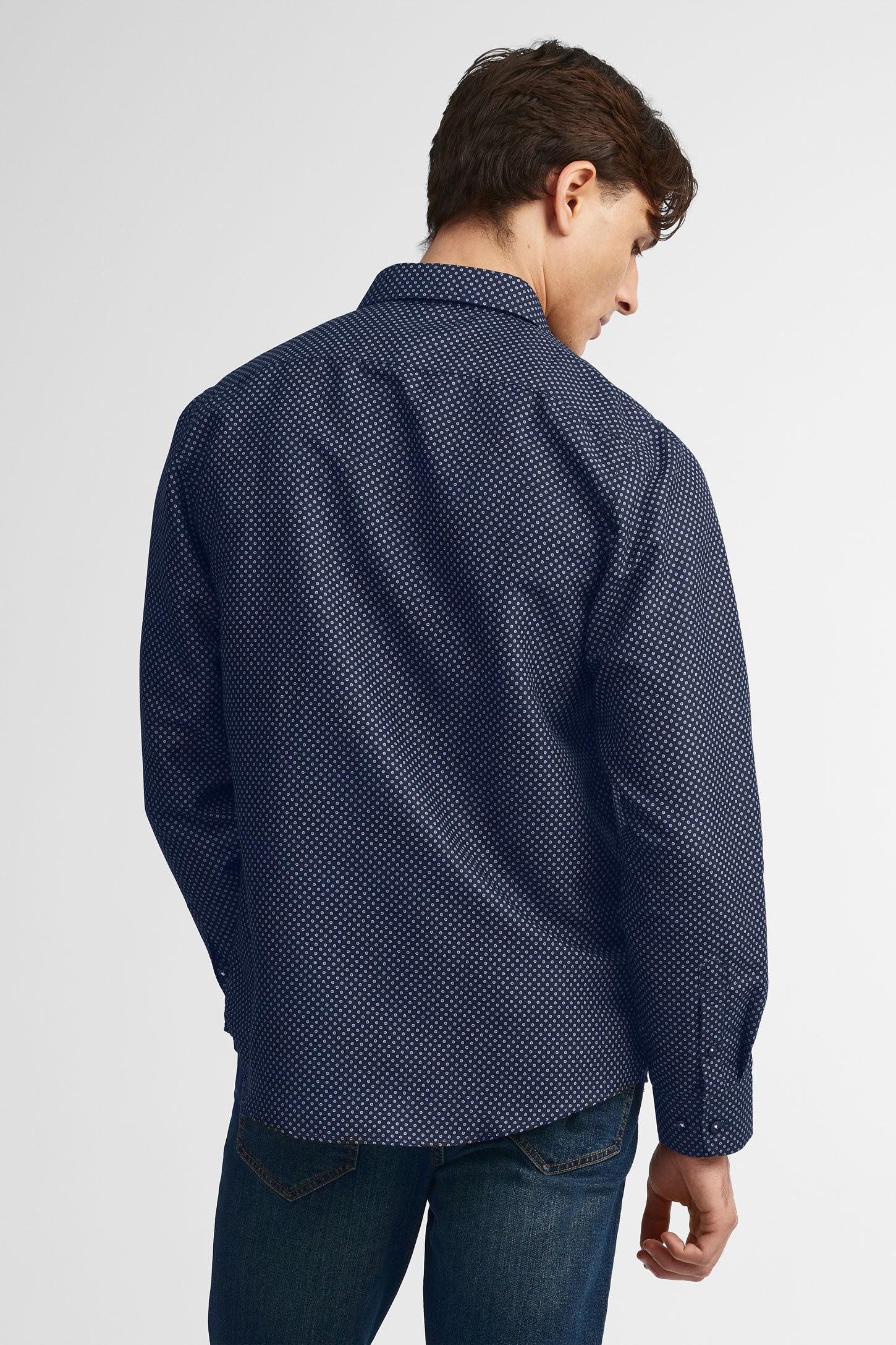 Chemise coupe ajustée coton - Homme && MARIN