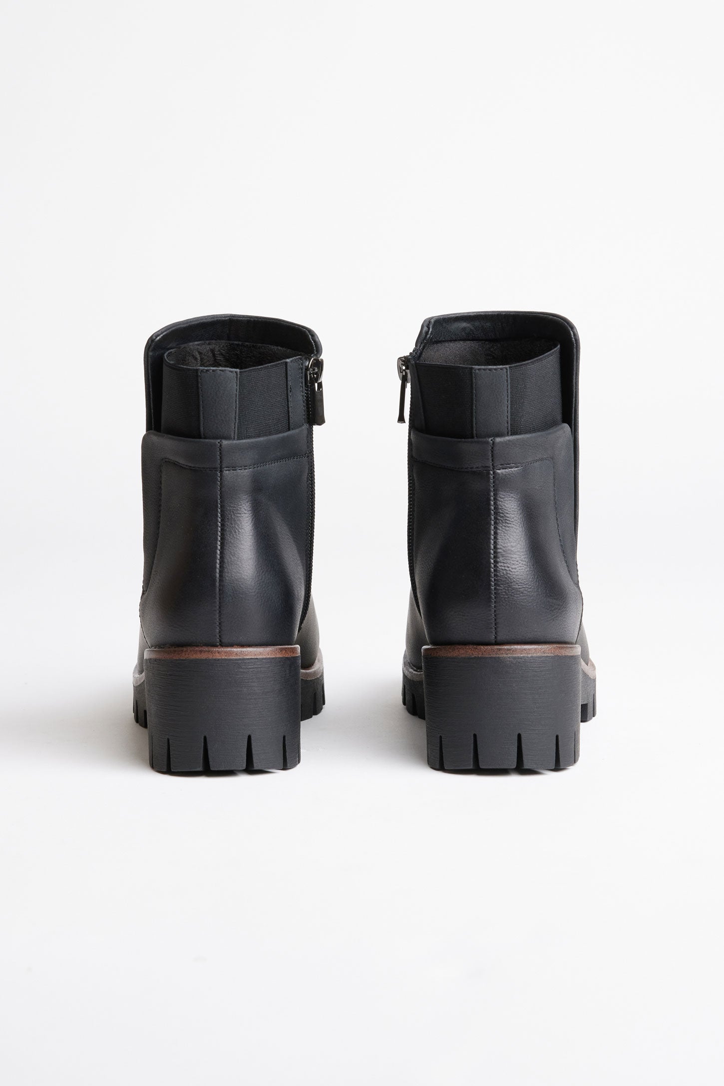 Bottillons compensés - Femme && NOIR