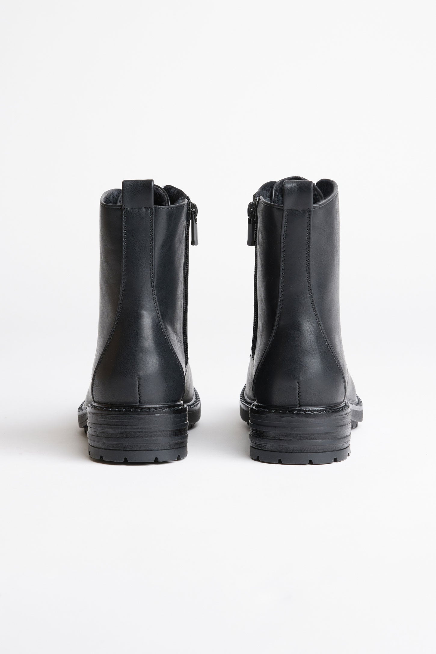 Bottillons militaires - Femme && NOIR