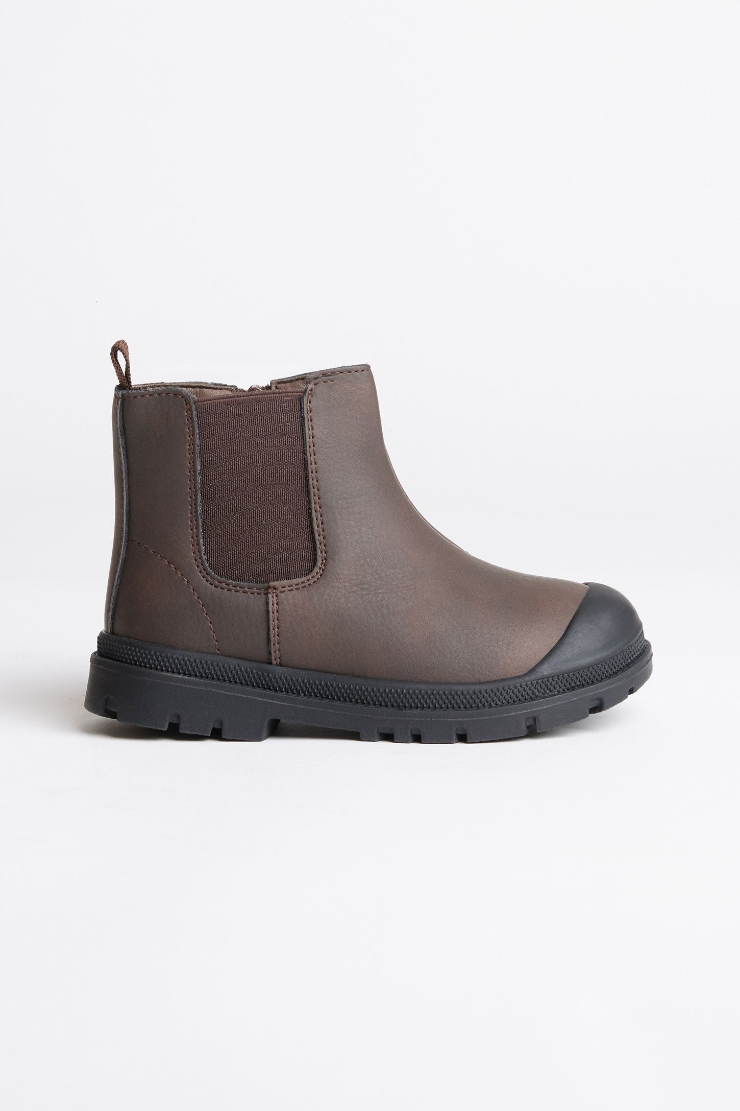 Lined nubuck leather ankle boots Boys