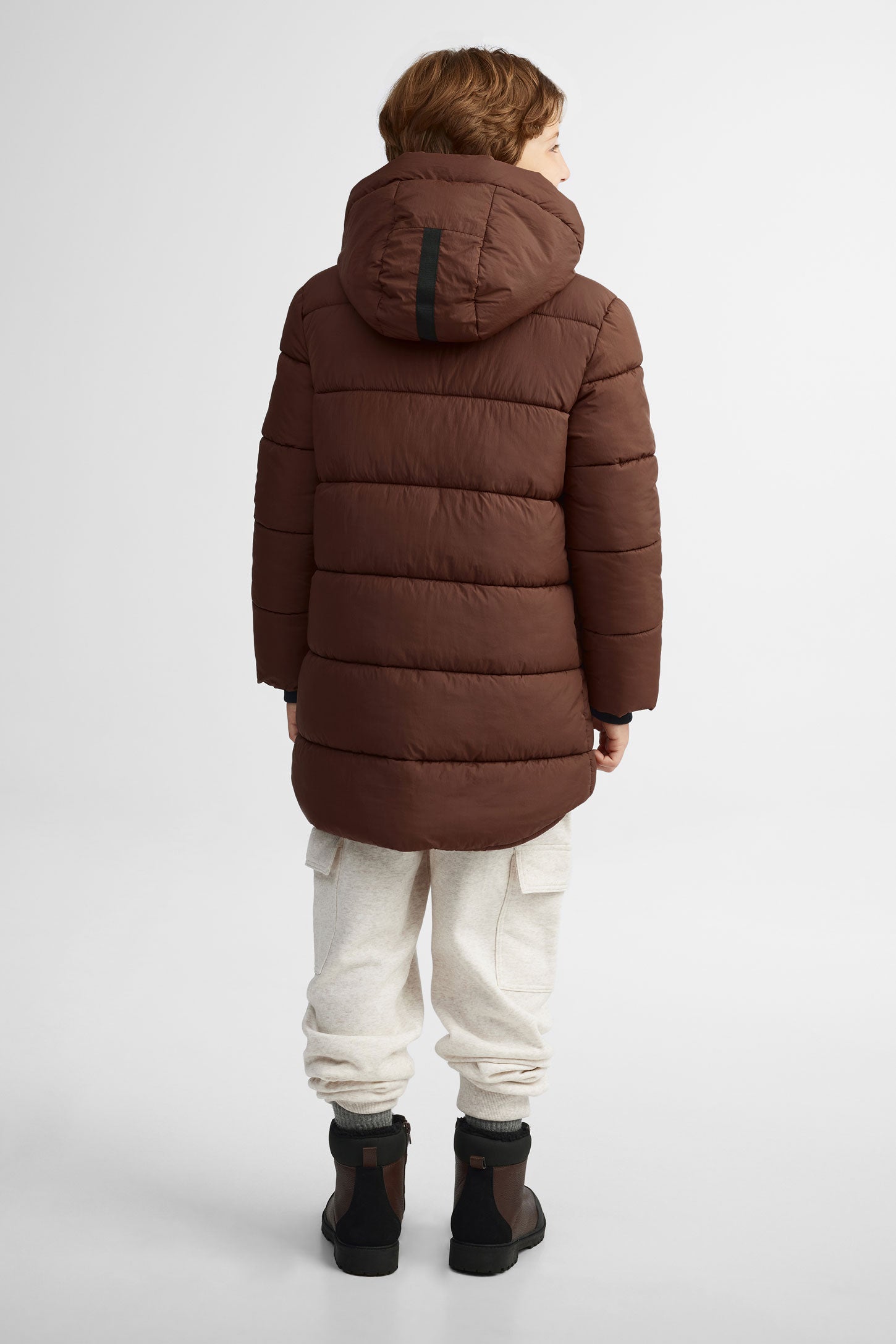 Manteau matelassé - Ado garçon && COGNAC