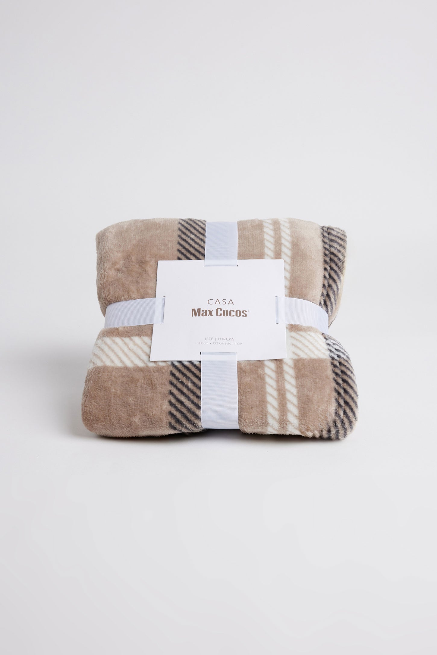 Jeté en peluche imprimé 50 x 60'' - Maison && TAUPE