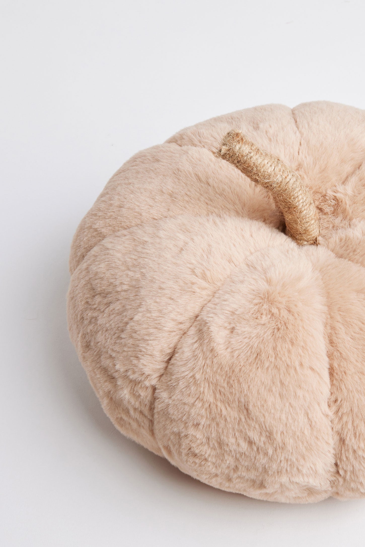 Coussin citrouille en peluche 12 x 8.5 '' - Maison && TAUPE