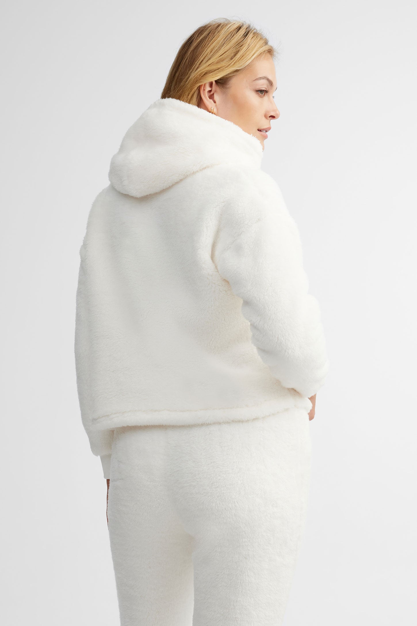 Plush pajama hoodie Women