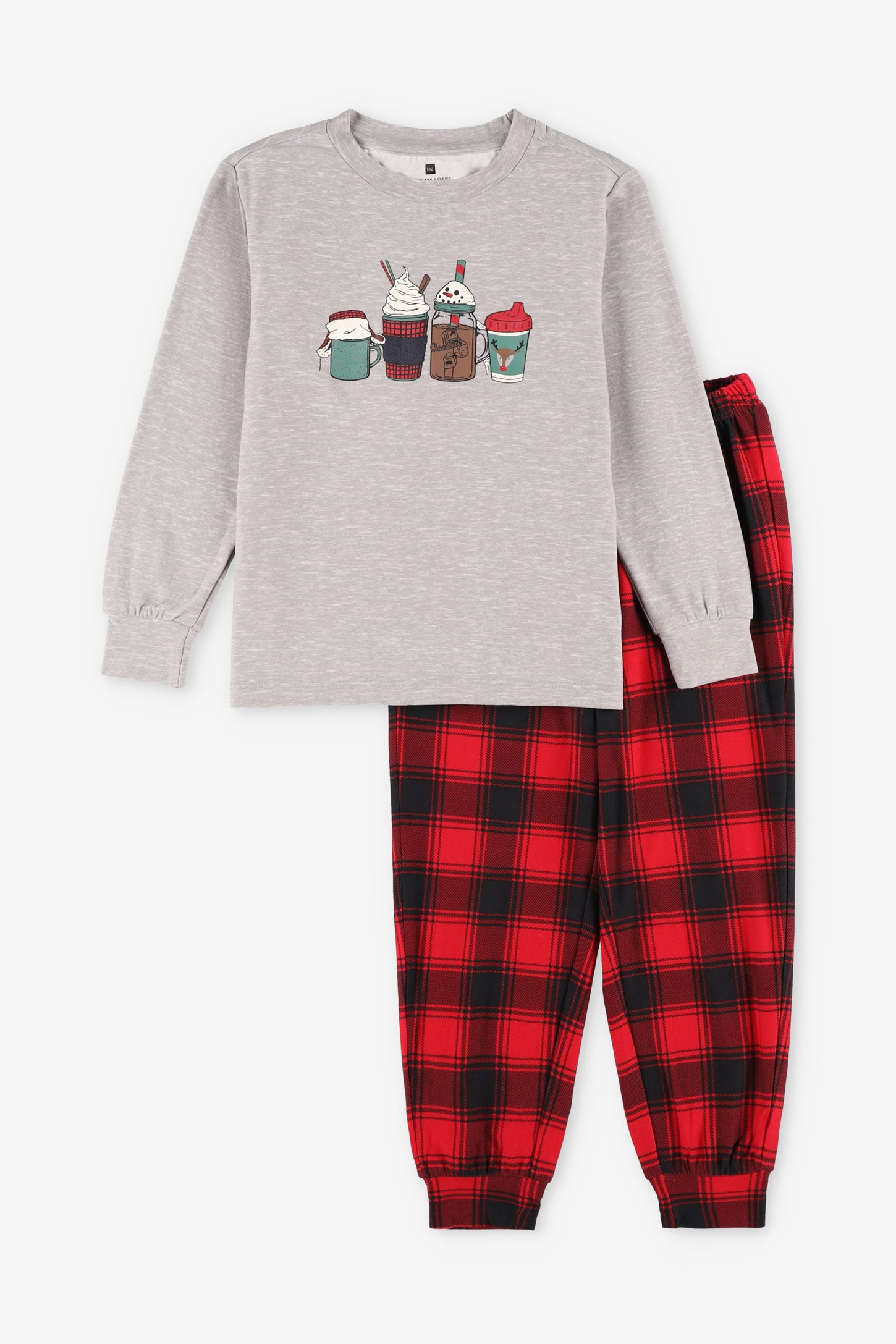Pyjama 2-pièces Moss - Enfant garçon && GRIS MIXTE