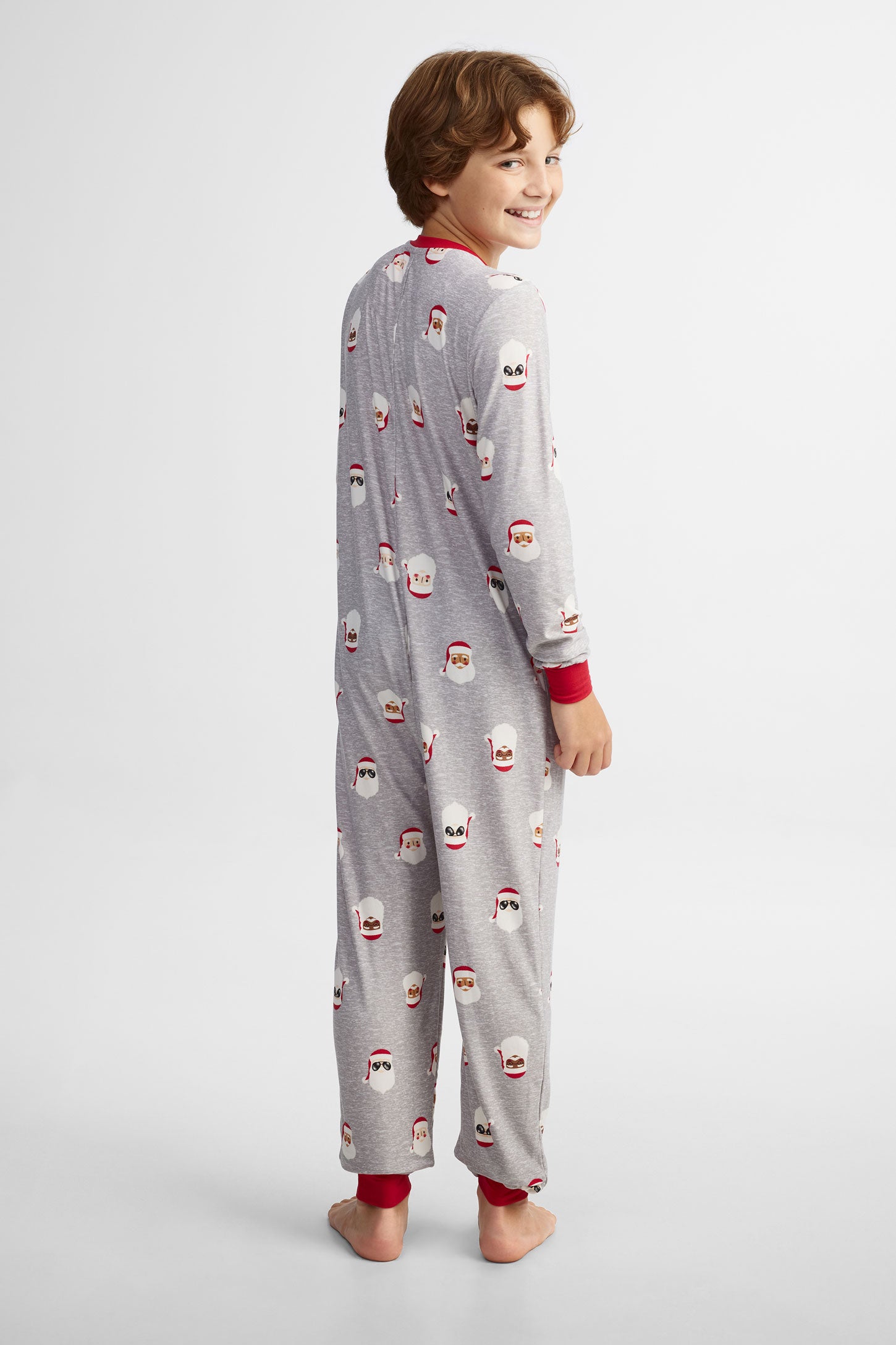 Pyjama 1-pièce en moss - Ado garçon && GRIS MULTI