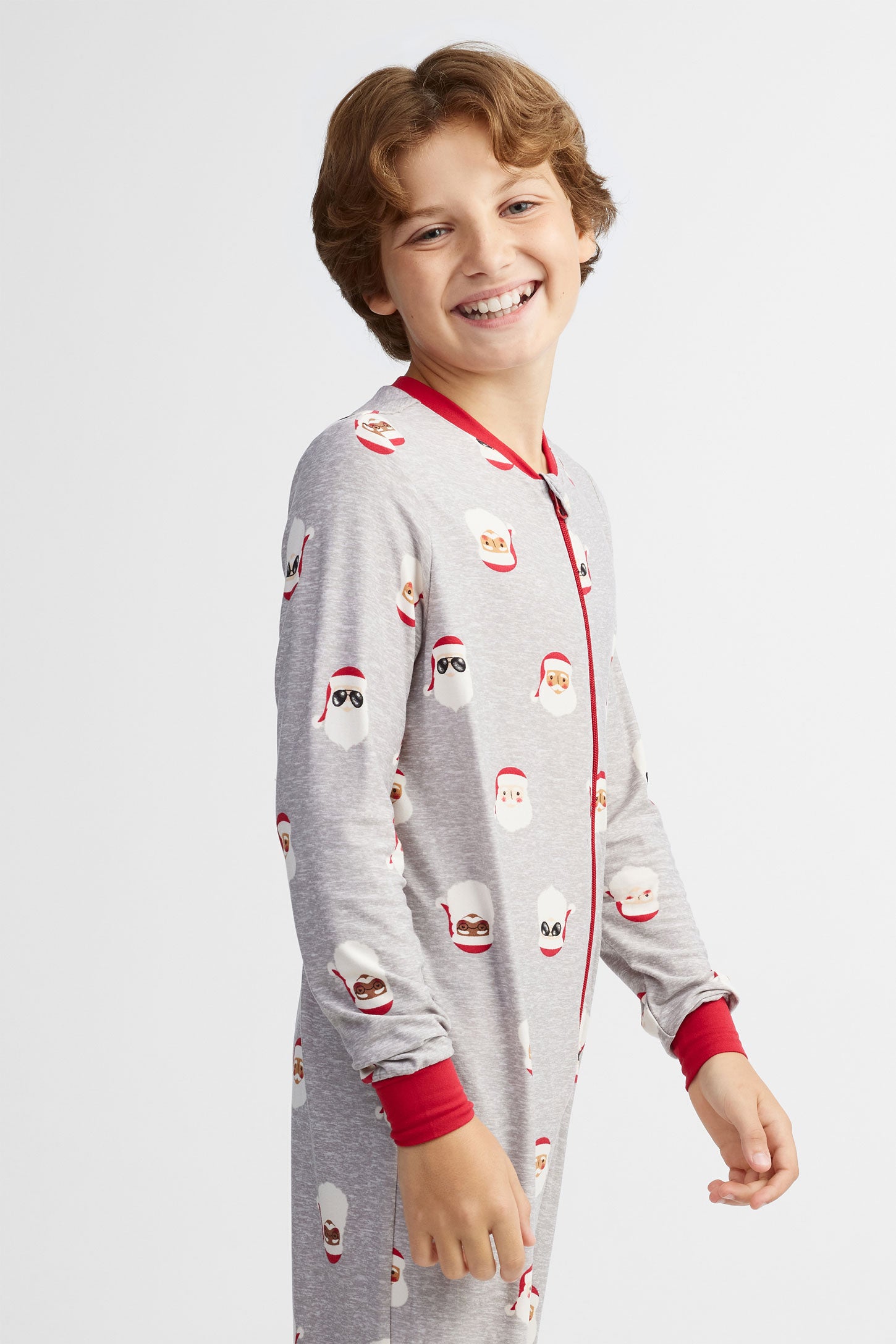 Pyjama 1-pièce en moss - Ado garçon && GRIS MULTI