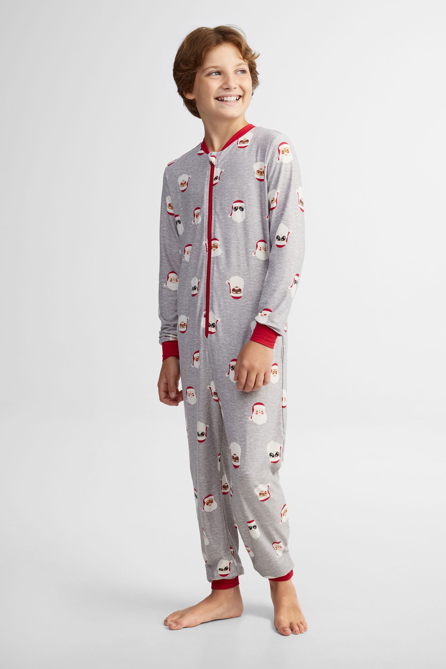 Pyjama 1-pièce en moss - Ado garçon && GRIS MULTI