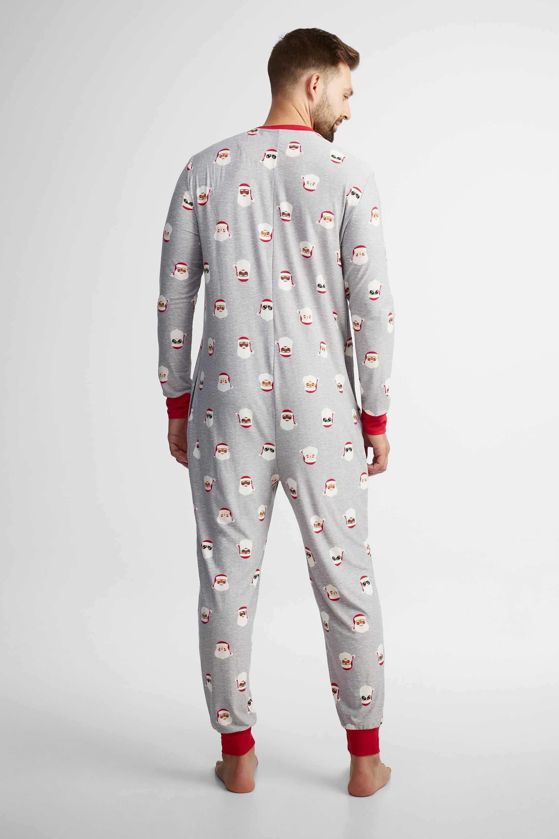 Pyjama 1-pièce en Moss - Homme && GRIS MULTI