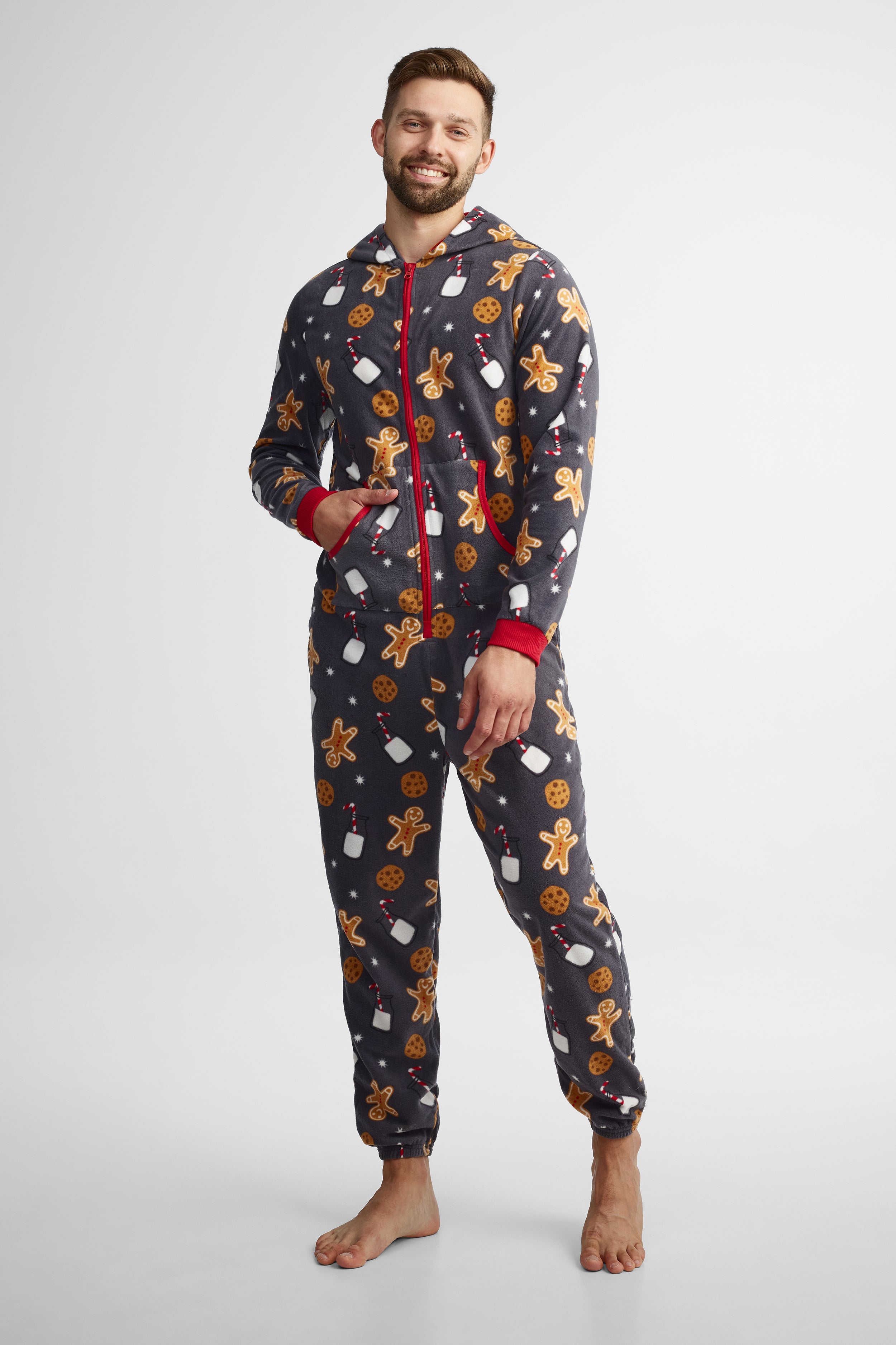 Concours Kangourou Rouge Gorge Vetement Nuit Pyjama 1-pièce à