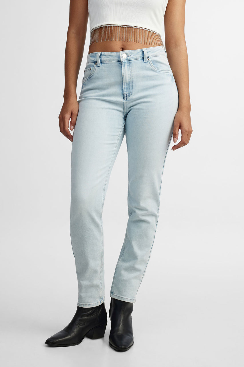 Womens Jeans Jean Taille Haute Slim Petite High Rise Pocket Skinny