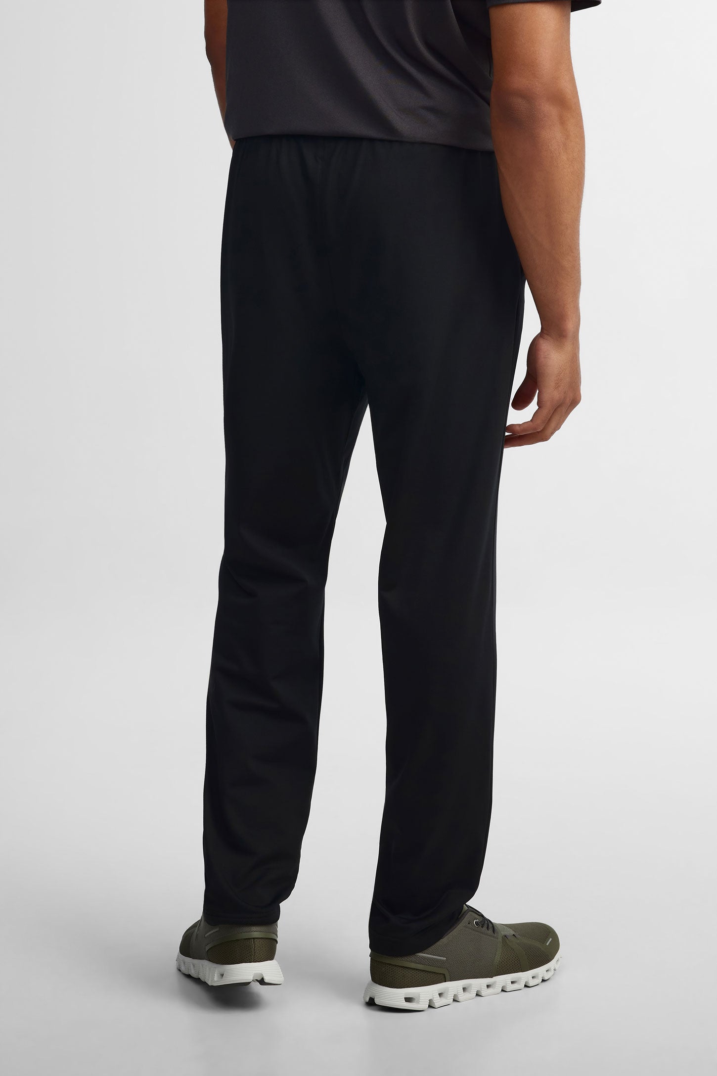 Pantalon athlétique jambe droite - Homme && NOIR
