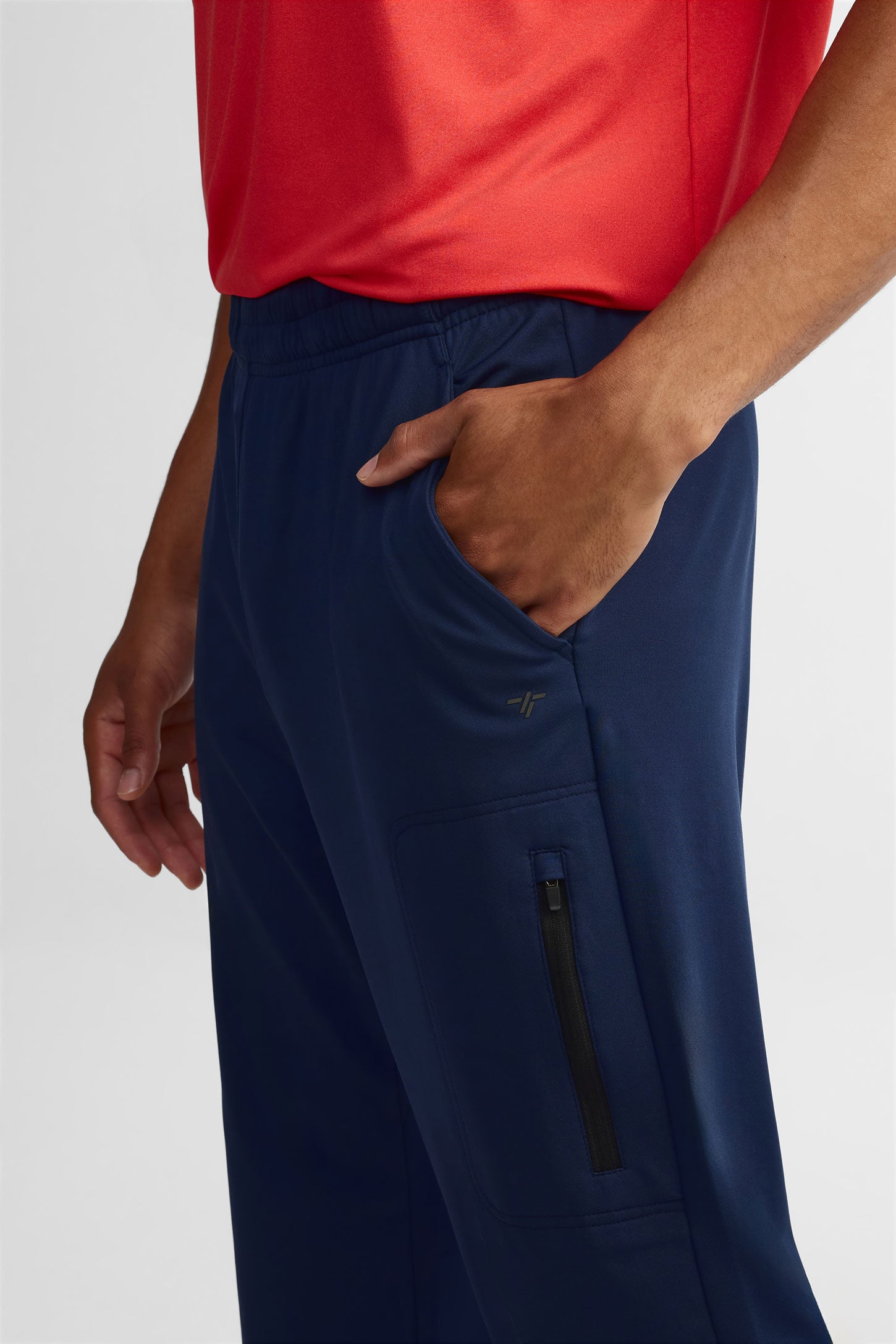 Pantalon athlétique jambe droite - Homme && BLEU MARINE