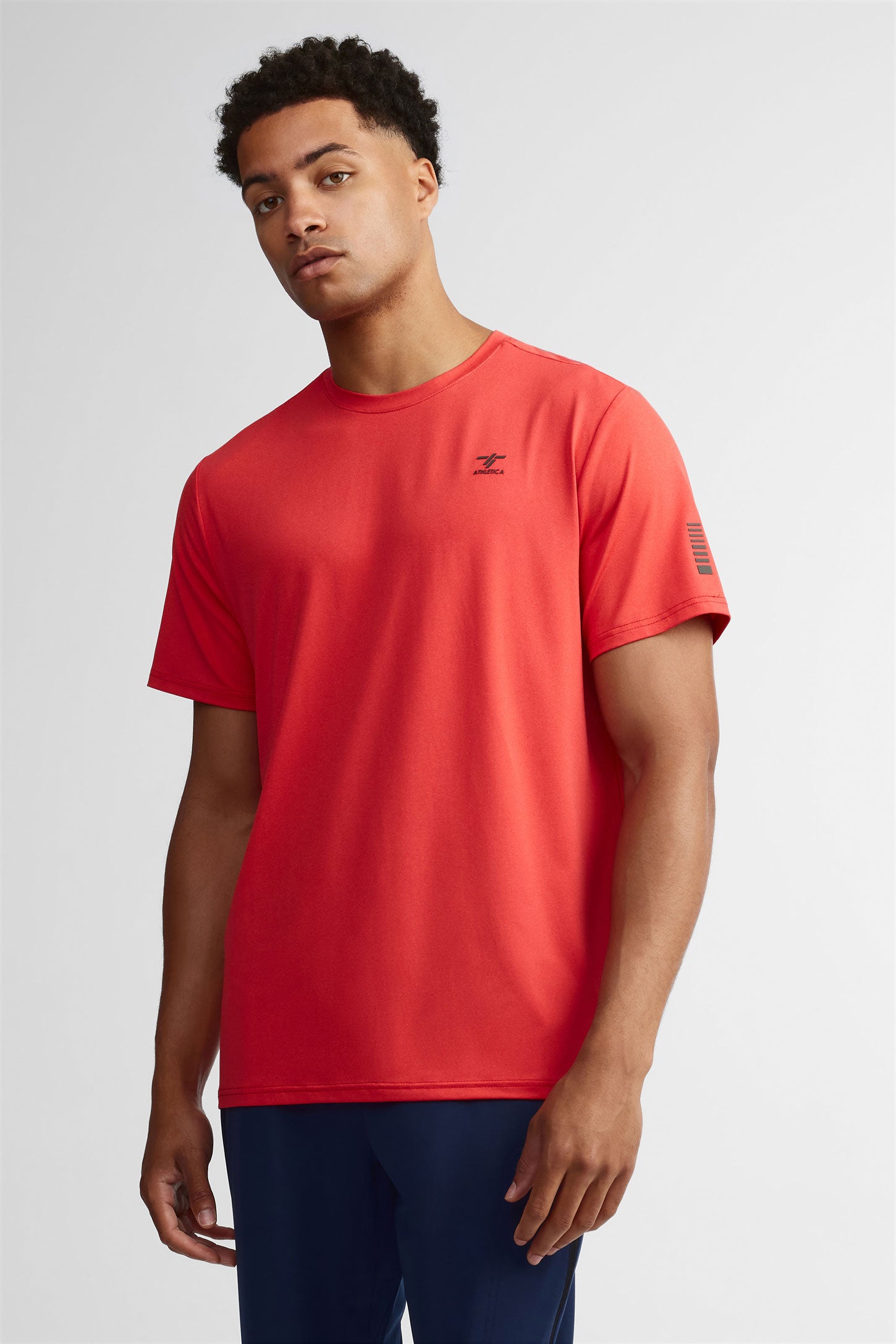 Chandail col-rond – Homme && ROUGE MIXTE