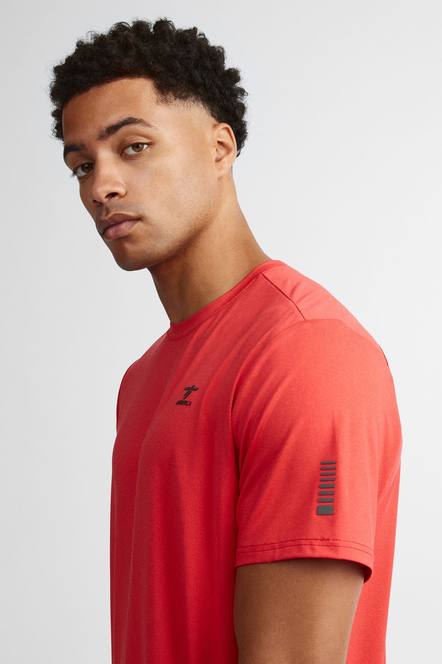 Chandail col-rond – Homme && ROUGE MIXTE