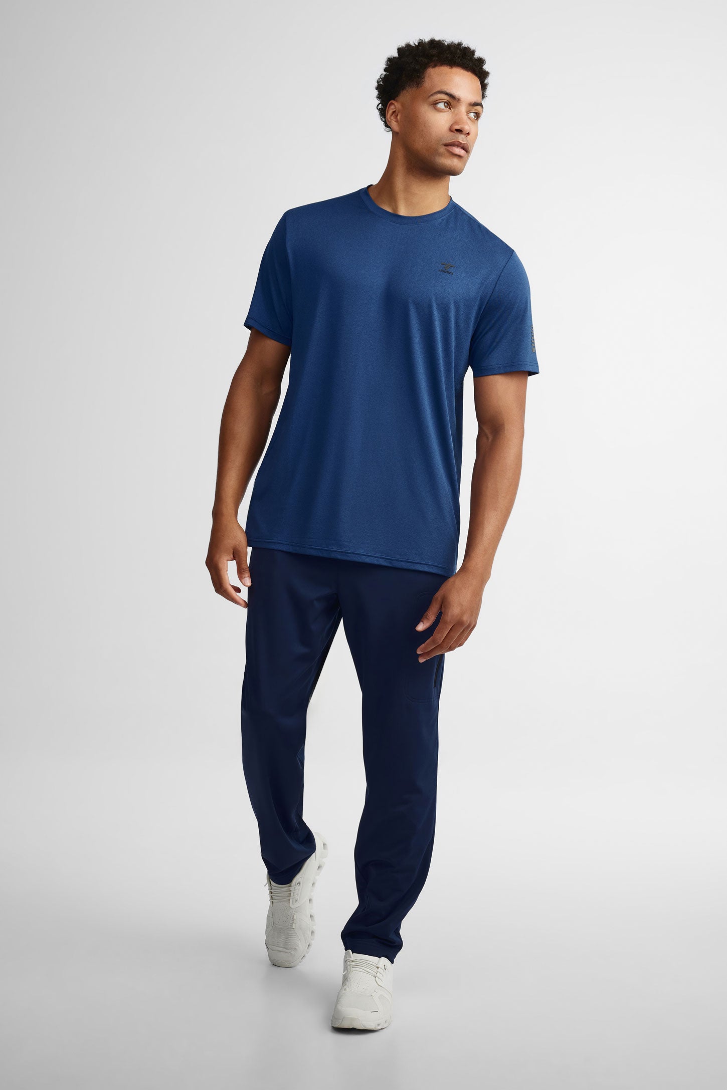 Chandail col-rond – Homme && BLEU MARINE MUL