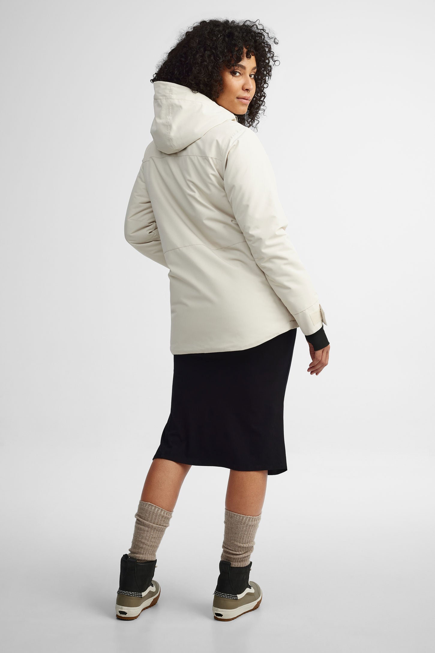 Manteau de ski hiver - Femme && BEIGE